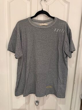 EUC Off White white cap waves tshirt